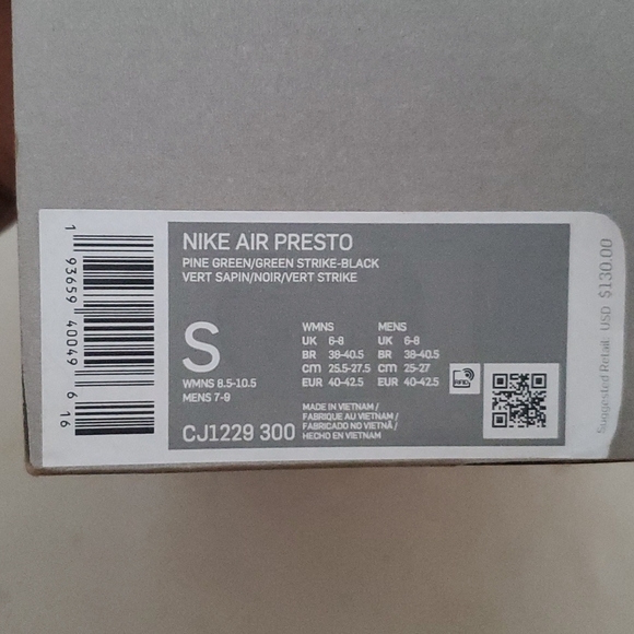 Nike Air Presto  Small - Picture 5 of 5